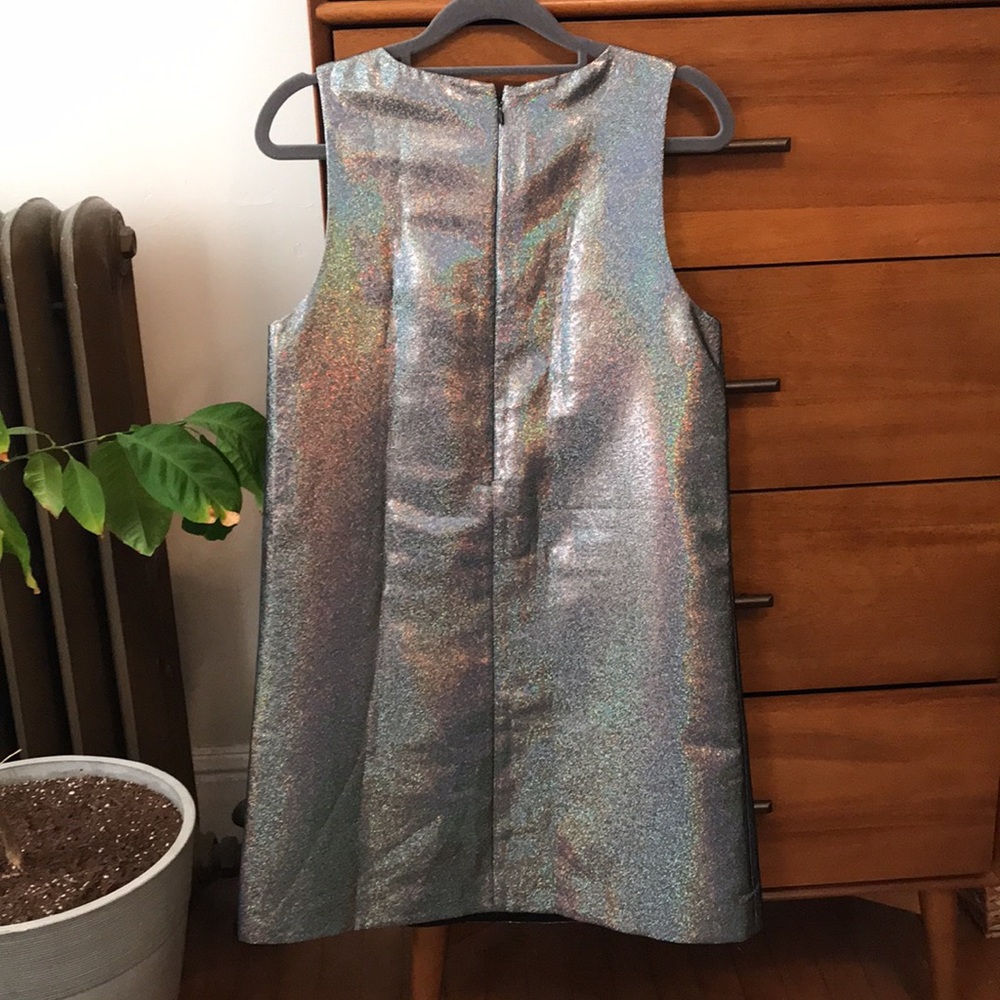 & Other Stories Metallic Mini Dress - Picture 7 of 9